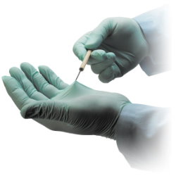Gloves, Nitrile, Powder Free with Nue Thera, Large