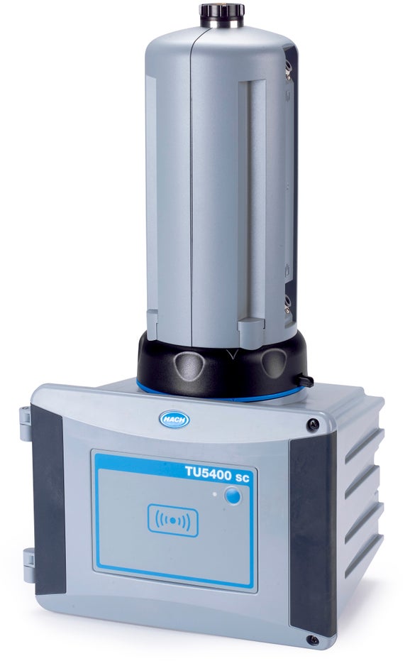 TU5400sc Ultra-High Precision Low Range Laser Turbidimeter with Flow Sensor, Automatic Cleaning, and RFID, EPA Version