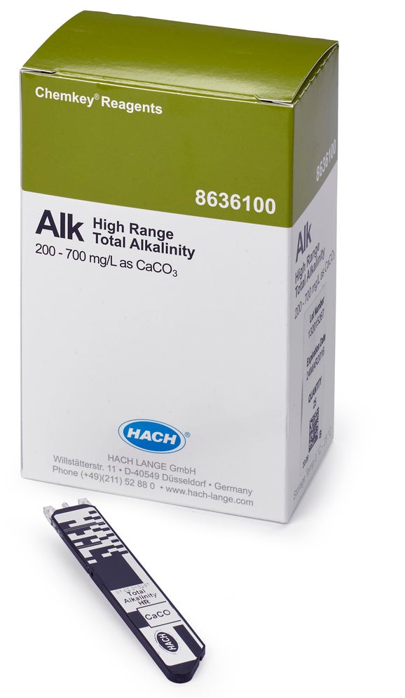 High Range Total Alkalinity Chemkey Reagents (box of 25)