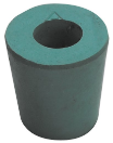 Neoprene Stopper, with hole, #1, for Floc Jar 4117000