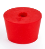 Silicone Stopper, with 9.5 mm Hole, #8