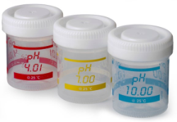 3 each 50 mL printed containers for sensION+ benchtop pH calibration