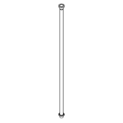 Stainless Steel extension pole 1.8 m.